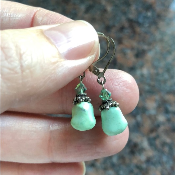 Marie Chavez Turquoise Drop Earrings - Picture 11 of 12
